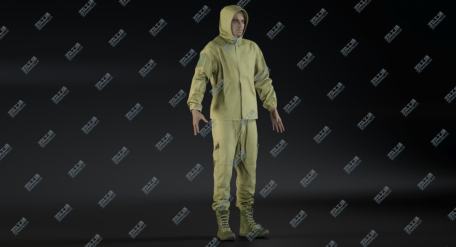 images/goods_img/202105073/Military Man Green Uniform (2 Cloth sides) model/3.jpg